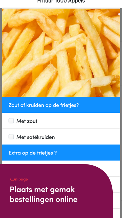 Frituur 1000 Appels Screenshot