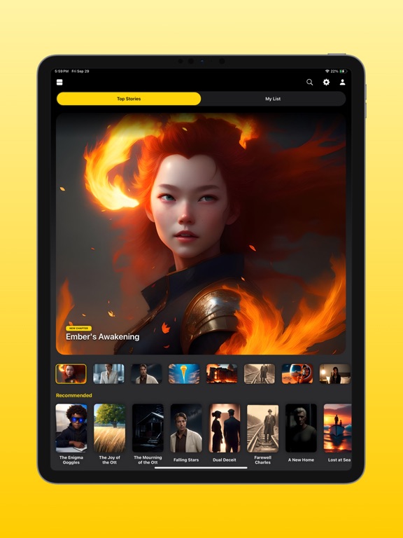 Veloxiity iPad screenshot 1 - Book app