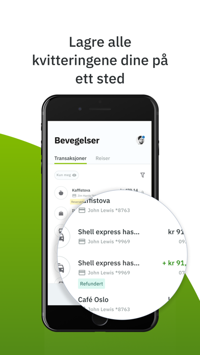 Mitt bedriftskort Screenshot