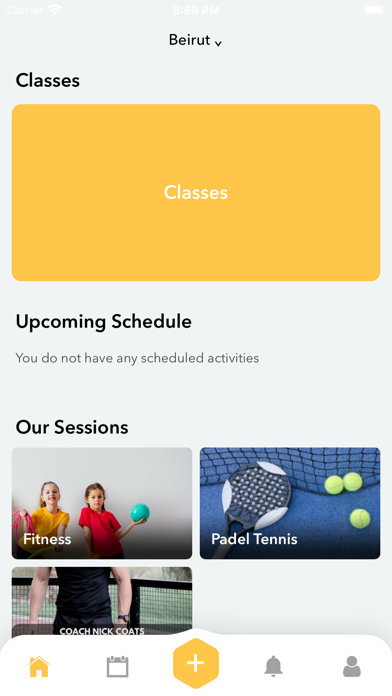 Smash Club App Screenshot