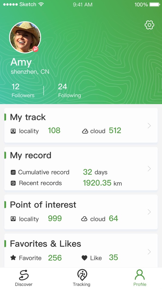 #3. AllTracks (iOS) 由: Shenzhen 2bulu Information Technology Co. Ltd.