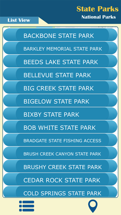 Iowa - State & National Park Screenshot