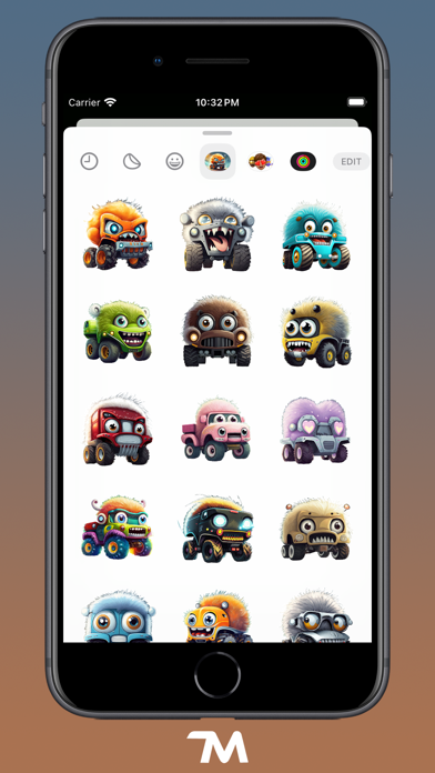 Screenshot #2 pour Monster Trucks Stickers