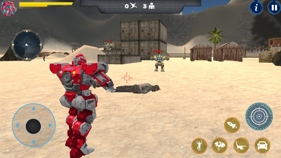 #4. Scorpion Robot Transmute Wars (iOS) 由: Muhammad Faisal