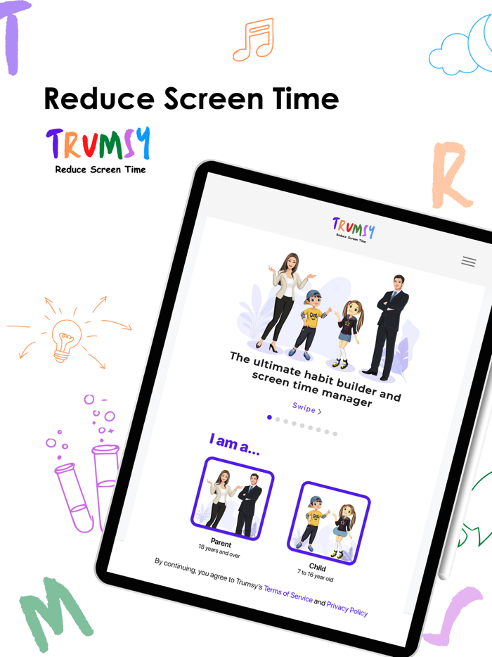 Trumsy - Reduce Screen Time