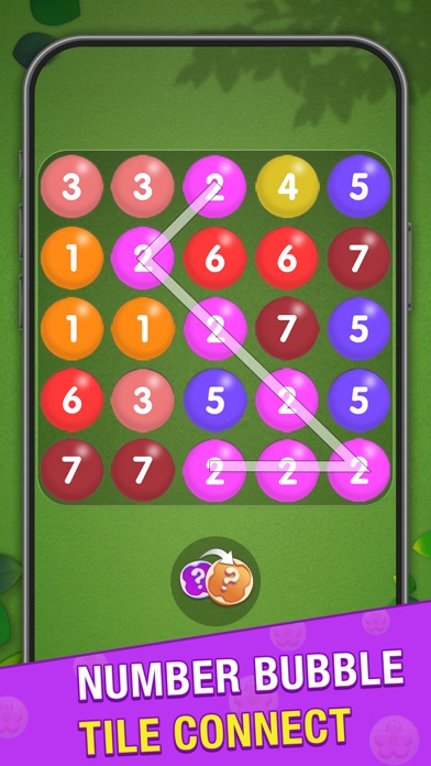 Number Bubble Tile Connect Screenshot