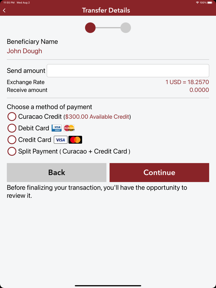 Curacao Money Transfer