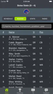 boise state football schedules iphone screenshot 2