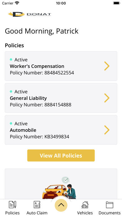 Donat Insurance Services, LLC Screenshot