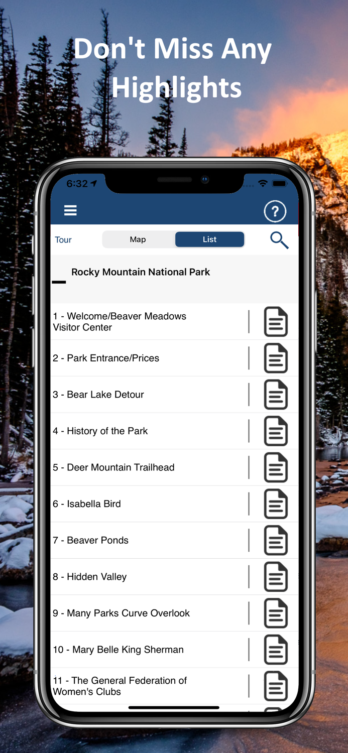 Rocky Mountain Audio GPS Guide