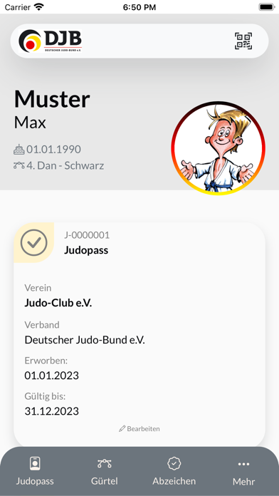 JudoPass Screenshot