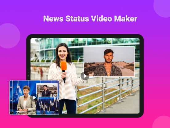 Breaking News Video Maker iPad screenshot 6 - Photo & Video app