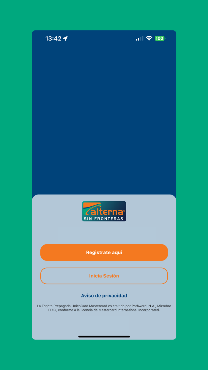 The Alterna Sin Fronteras Card