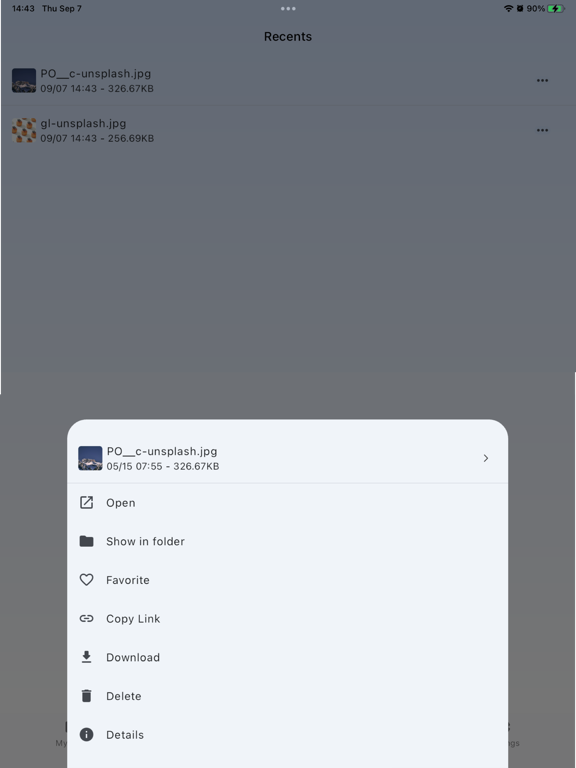 ALClient - Alist File Manager iPad screenshot 3 - Utilities app
