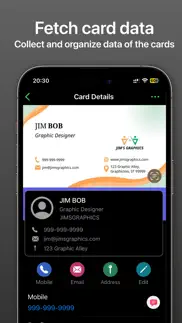 camcard: business card scanner iphone screenshot 2