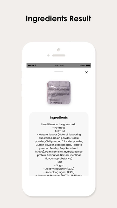 Halal Ingredients Screenshot