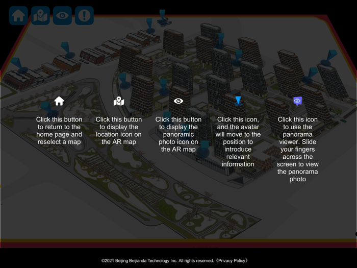 Winter Olympic Village AR Map
