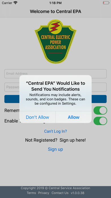 Central EPA Screenshot