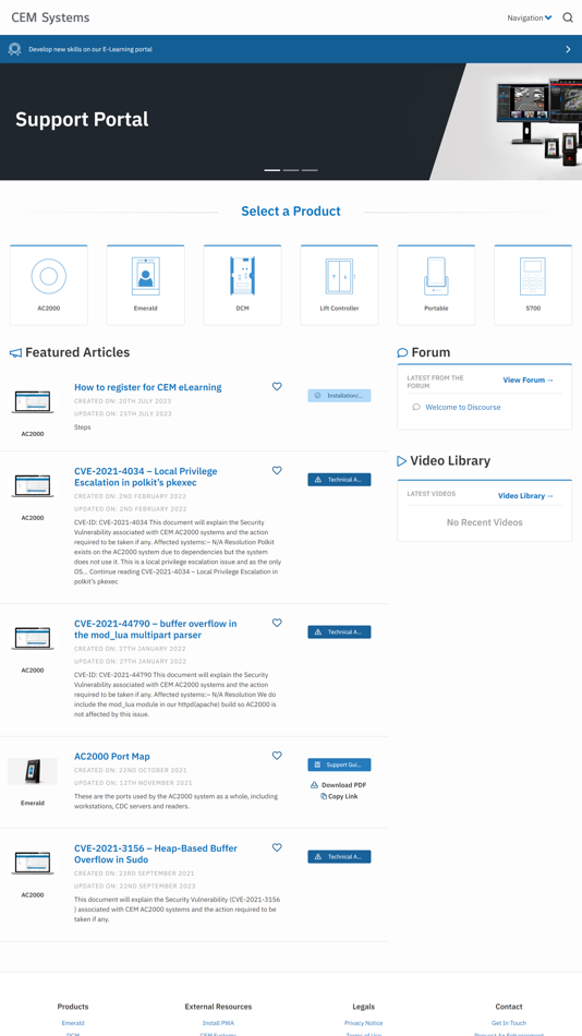 #1. CEM Support Portal (iOS) 由: Sensormatic Electronics LLC