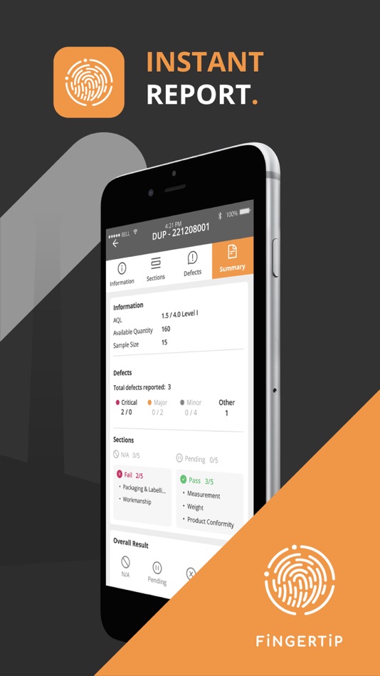 #4. Fingertip: Digital QA/QC (iOS) 由: S.E.A.D. Holding Pte. Ltd.