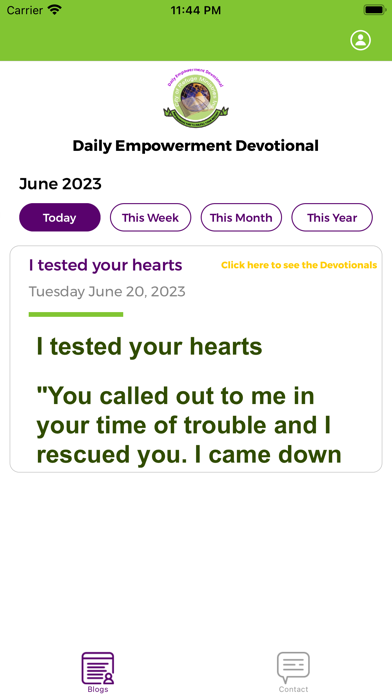 Daily Empowerment Devotional Screenshot