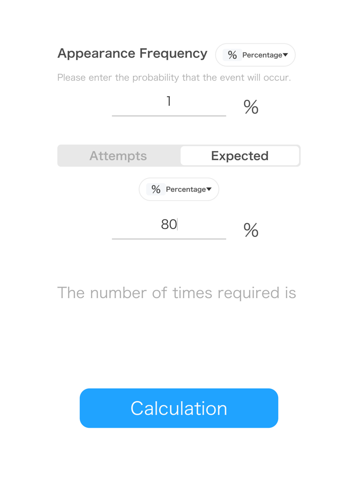 Probability Calc of winning