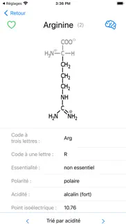 iamino - amino acids iphone screenshot 4