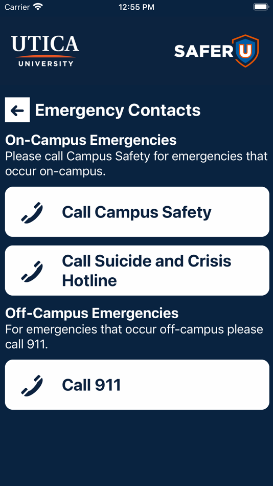 #3. SAFER U (iOS) 由: Utica University