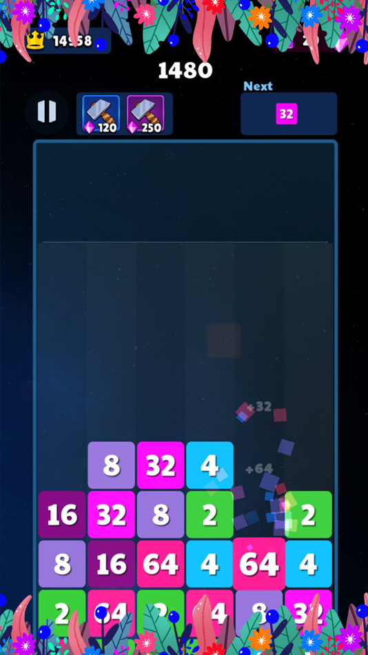 #2. 2088: Number Puzzle Games 2048 (iOS) โดย: WondaPro Co., Ltd