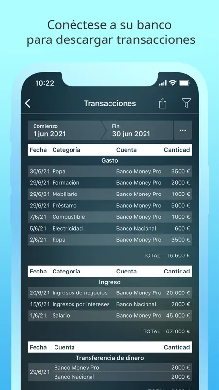 Money Pro: Finanzas personales screenshot 7 of 8