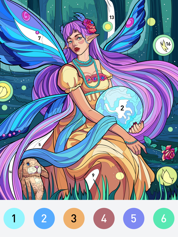 Screenshot #6 pour Fairy Color - Paint by number