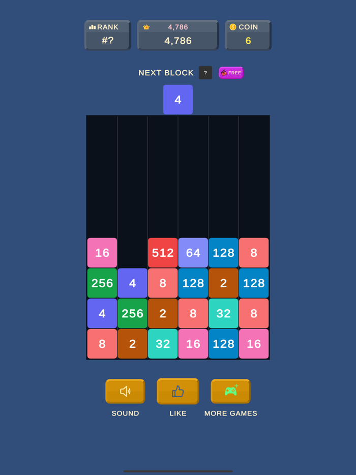 Drop Block - 2048 Merge Puzzle