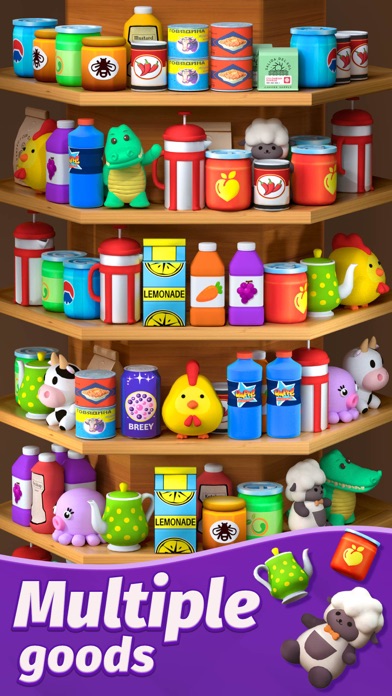 Goods Sort™ -Triple Busters 3D Screenshot