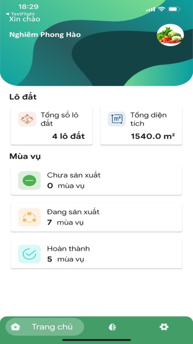 Nông sản 4.0-Nhật ký sản xuất Screenshot