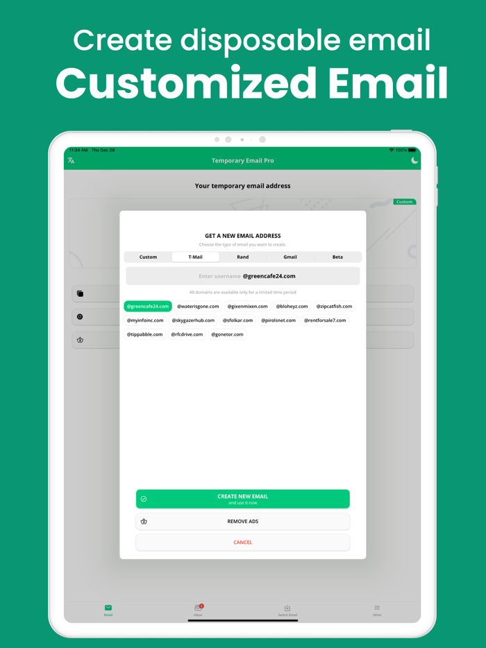 Temporary Email Pro