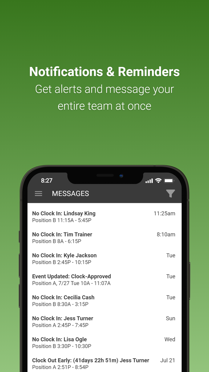 OrbitalShift Time Clock App