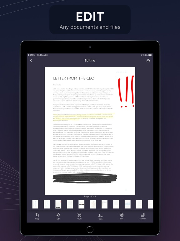Doc Scanner App & PDF Printer iPad screenshot 6 - Business app