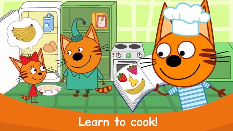Kid-E-Cats Cooking at Kitchen! screenshot-0