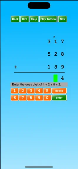 Game screenshot Long Addition & Subtraction hack
