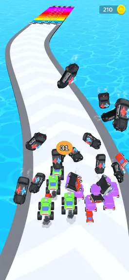 Game screenshot Car Merge Crowd mod apk
