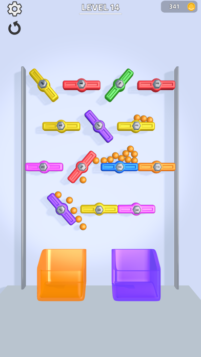 Falling Balls Puzzle Screenshot