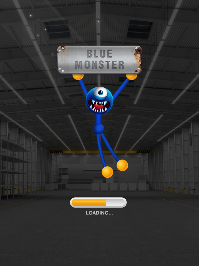 Blue Monster Stretch Game