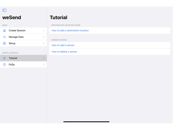 weSend app screenshot 3