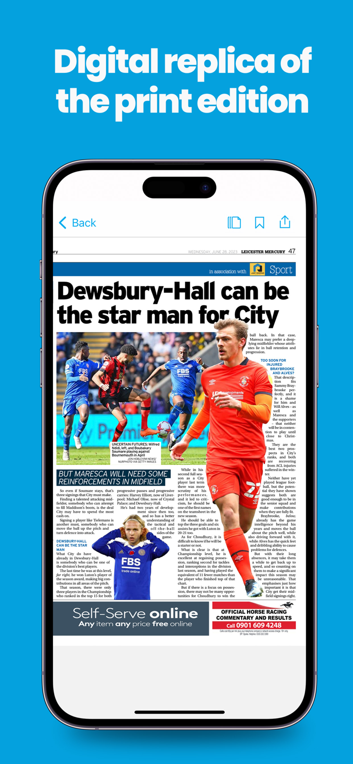 Leicester Mercury Newspaper