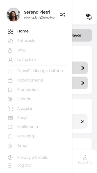 CrossFit Missaglia Milano Screenshot