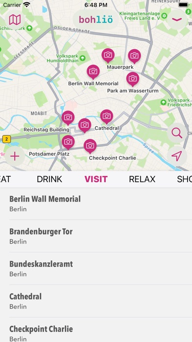 Screenshot #1 pour bohliö • Your travel companion