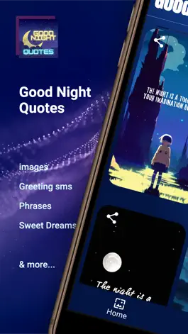 Game screenshot Good Night Quotes Phrases 2023 mod apk