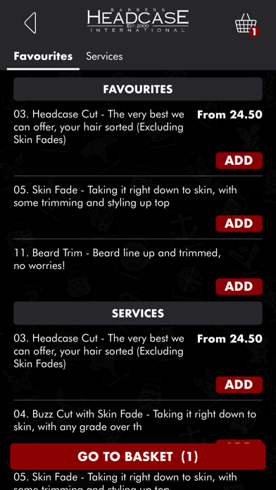 Headcase Barbers Screenshot