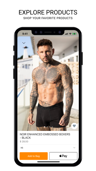 Blanc Menswear Screenshot