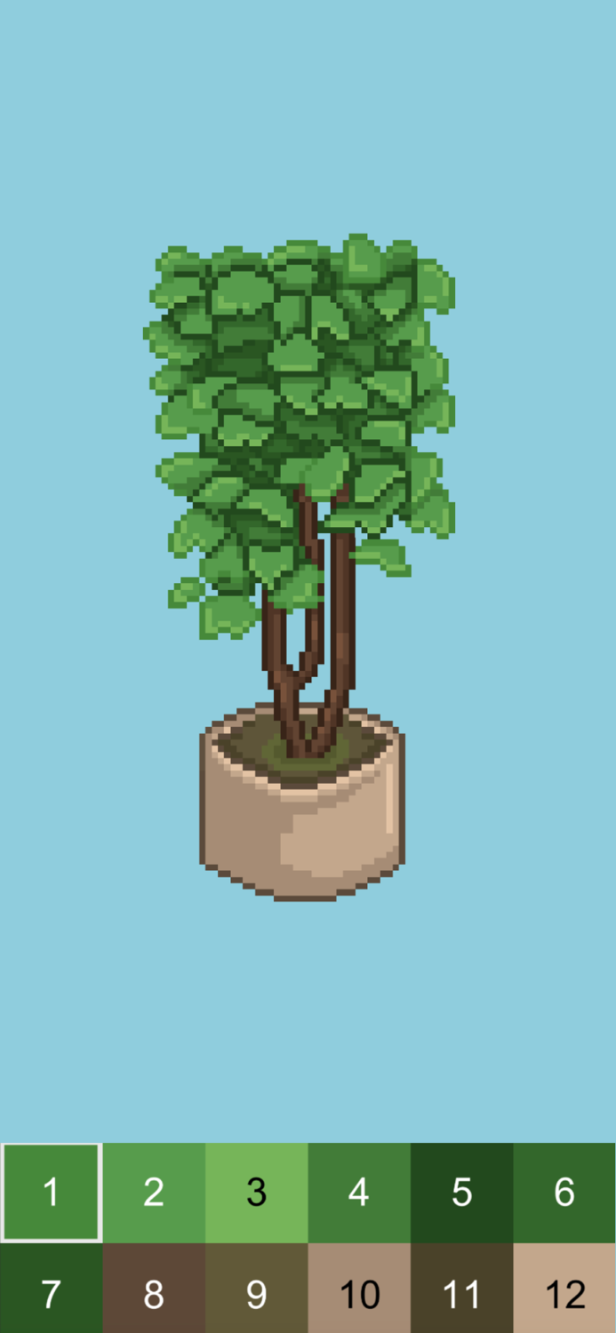 Pixel Art - Color House